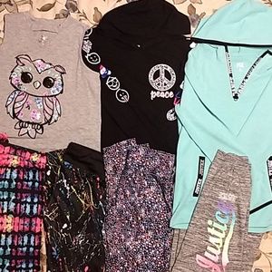 7 Piece Lot Genuine Justice Brand Girls 18/20 plus